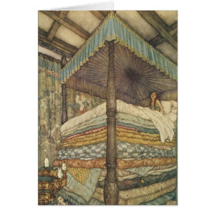 Conte de fées vintage, princesse et pois, Edmund D