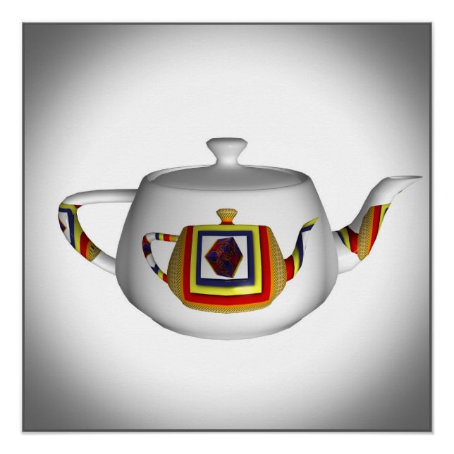Contempo Double Teapot Poster (Vorderseite)