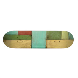 Contempoary mehrfarbige Küstenmalerei Skateboard