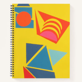 Contemporary Abstract Bits ’n Pieces Notebook Notizbuch