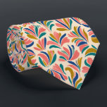 Contemporary Abstract Floral Pattern Krawatte<br><div class="desc">A vibrant contemporary abstract floral pattern featuring stylized flowers and expressive color combinations. This artistic botanical design blends modern creativity with floral inspiration.</div>
