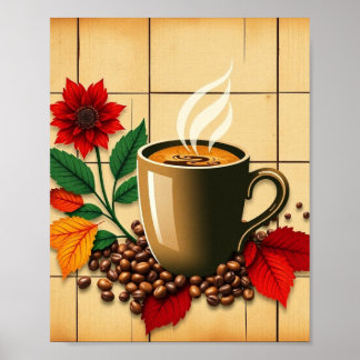 Contemporary Café Wall  Poster