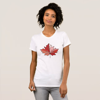 Contemporary Canadian Maple Leaf ID1071 T-Shirt