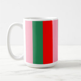 Contemporary Christmas Stripes  Kaffeetasse