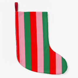 Contemporary Christmas Stripes  Kleiner Weihnachtsstrumpf