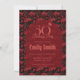 Contemporary Gardenias Luxury 1St Birthday Einladung