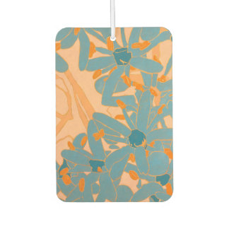 Contemporary Leaf Design in Peach Phone Cover Autolufterfrischer