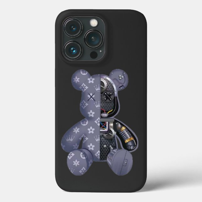 Contemporary Robot Bear Case-Mate iPhone Hülle (Rückseite)