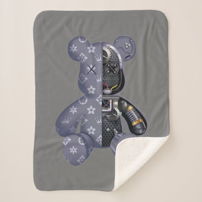 Contemporary Robot Bear Sherpadecke (Vorderseite)