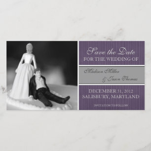 Contemporary Save the Date Annonce