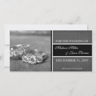 Contemporary Save the Date Annonce