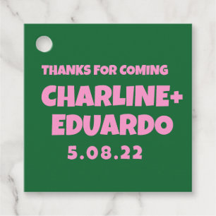 ContemporaryHandwriting Retro Wedding Welcome Sign Geschenkanhänger