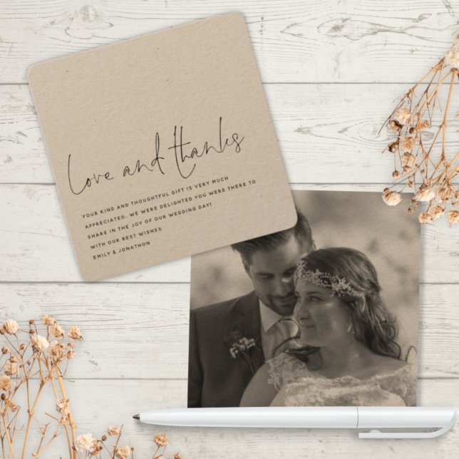 Contemprary Love Merci Mariage photo (Créateur téléchargé)