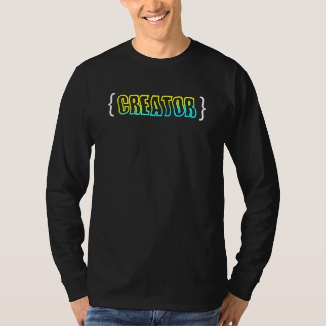 Content Creator Blogger Vlogger Influencer Podcast T-Shirt (Vorderseite)