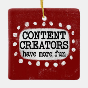 Content-Creators haben mehr Spaß beim Verzieren Keramikornament
