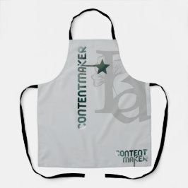 CONTENTMAKER Schürze Abstrakter Trend Küche Grün