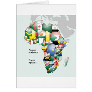 Continent de l'Afrique Belle maman Afrique Colorée