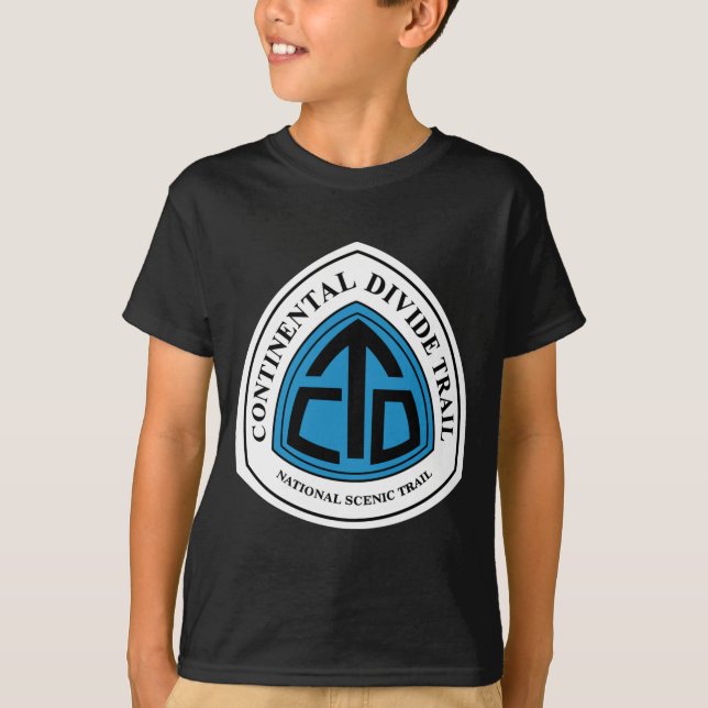 Continental Divide Trail Schild Usa _1  T-Shirt (Vorderseite)