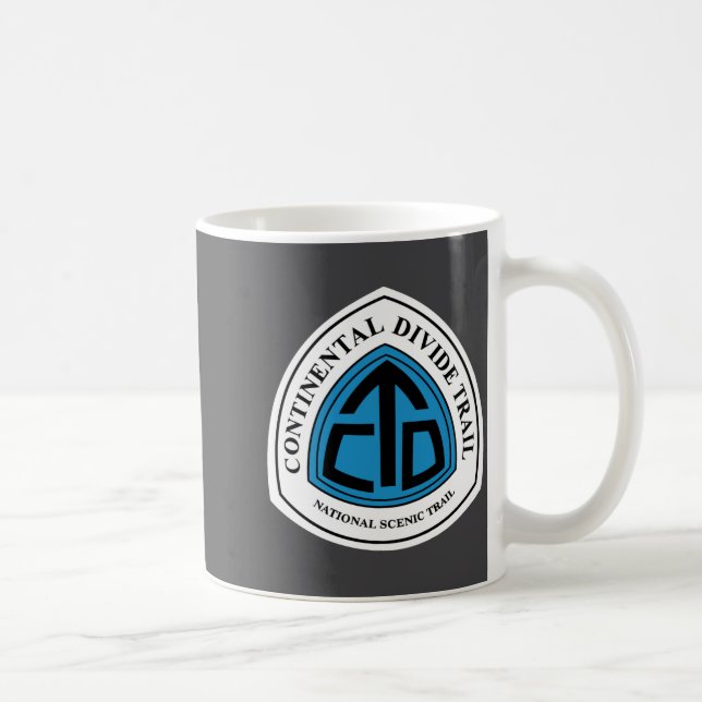 Continental Divide Trail Sign Usa _1  Kaffeetasse (Rechts)