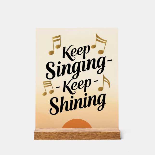 Continuer à chanter Continuer à briller (Recto)