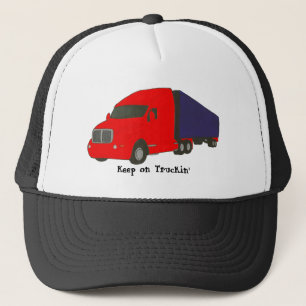 Continuer sur Truckin', camion sur casquettes