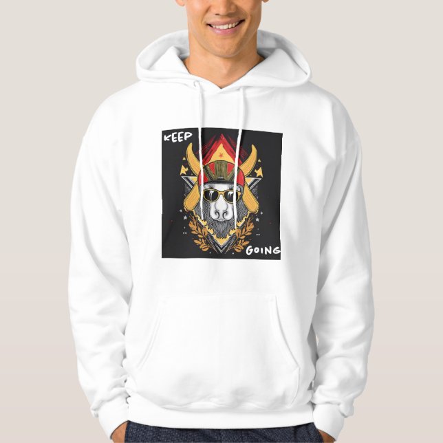Continuez à aller Sweat - shirt à capuche (Devant)