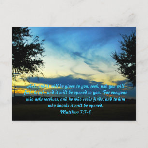 Continuez À Demander, Chercher, Toucher Carte Post