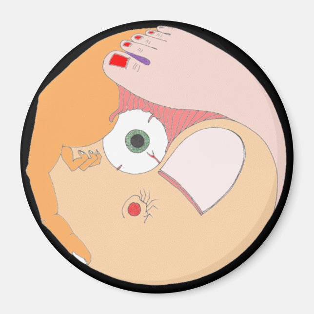 "Contorsion" Mandala Magnet (Devant)