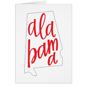 Contour d'état de l'Alabama