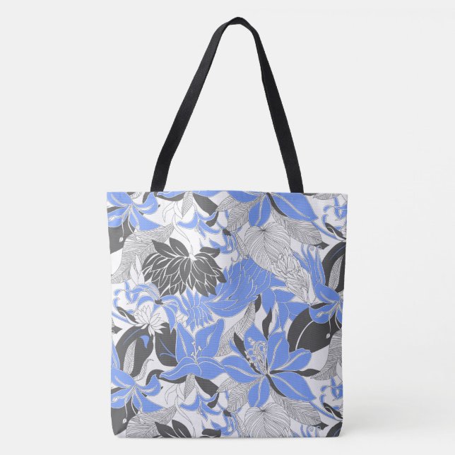 Contour Hawaii Tropical Lily and Protea Beach Bag Tasche (Vorderseite)