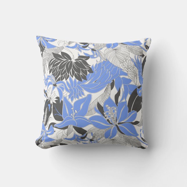 Contour Hawaii Tropical Lily and Protea Floral Kissen (Vorderseite)