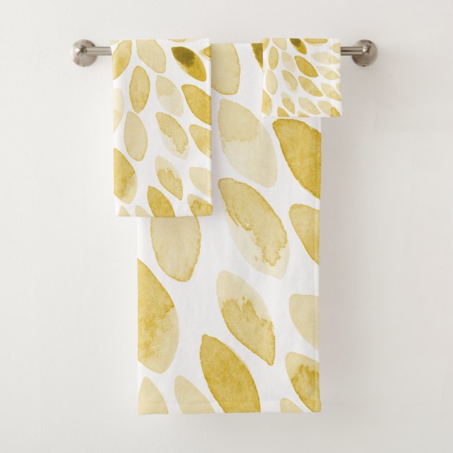 Contours de brosse jaune aquarelle (En situation)