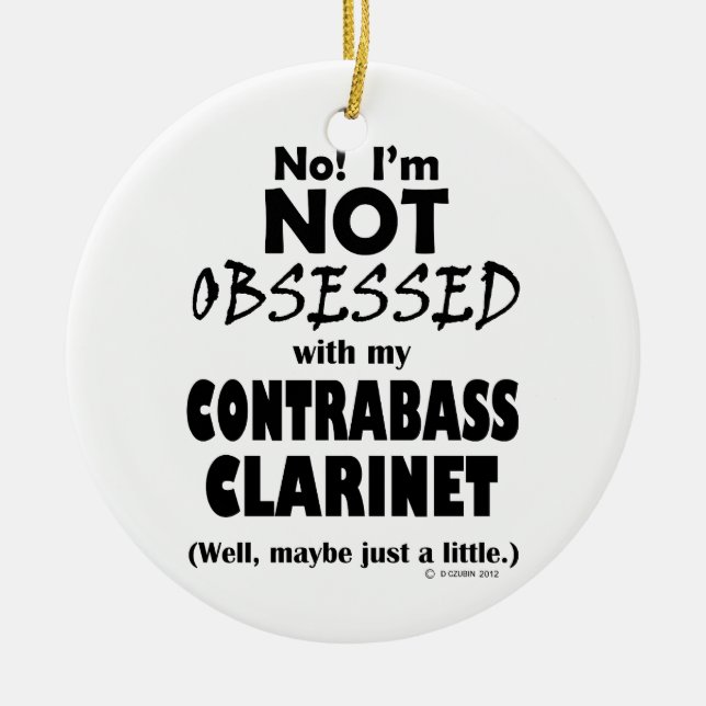 Contrabass-Klarinette Keramikornament (Vorne)