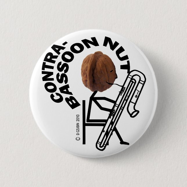Contrabassoon Nuss Button (Vorderseite)