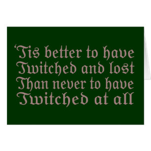 Contracté et perdu…