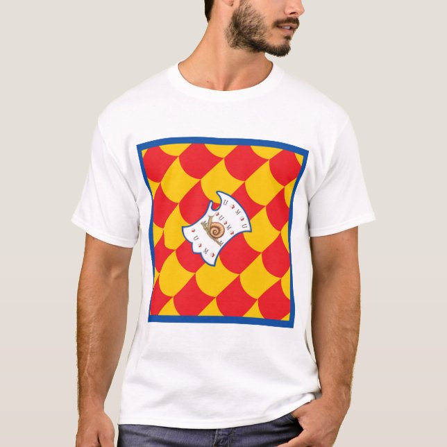 Contrada della Chiocciola (Schnecke) Palio T-Shirt (Vorderseite)