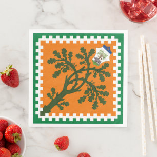 Contrada della Selva (Wald) Palio di Siena Serviette