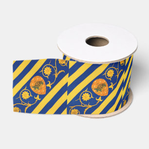 Contrada della Tartuca (Tortoise) Palio di Siena Ripsband