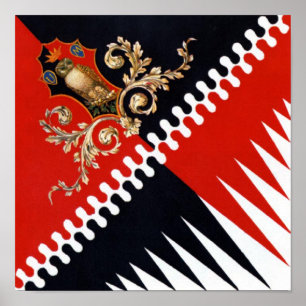 Contrada Priora della Civetta (Eule) Palio di Sien Poster