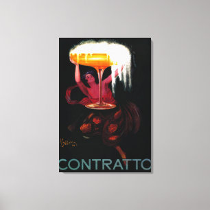 Contratto Vintage PosterEurope Leinwanddruck