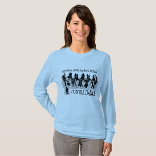 Contre la danse - le long T-shirt gainé des femmes