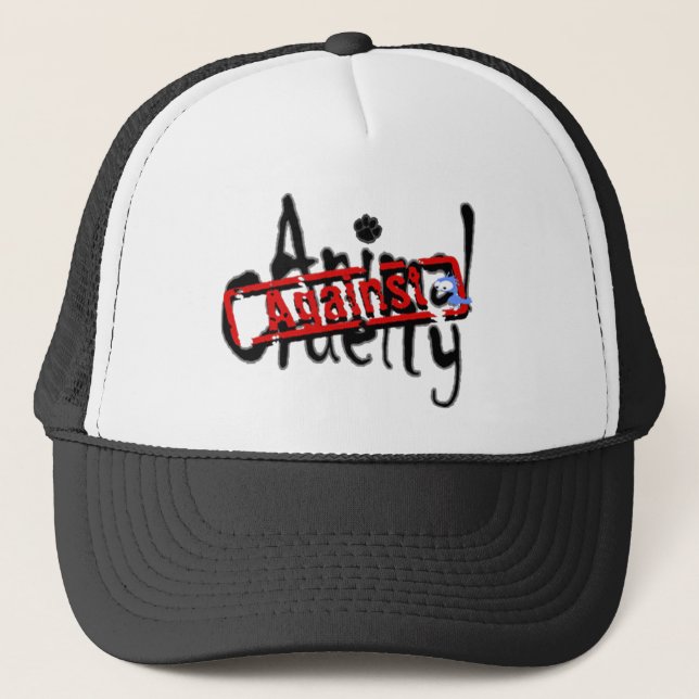 Contre le casquette animal de cruauté (Devant)