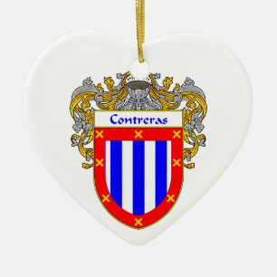 Contreras Wappen/Familienwappen Keramik Ornament