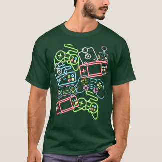 Control All The Things Video Game Controller 80's  T-Shirt