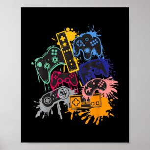 Control all the Things Video Game Controller Poster