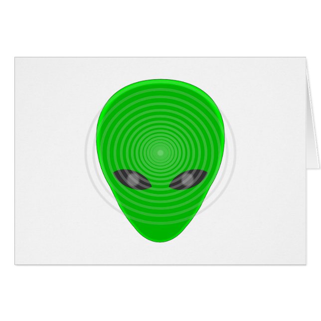 Contrôle mental de la tête de l'Alien (Devant horizontal)