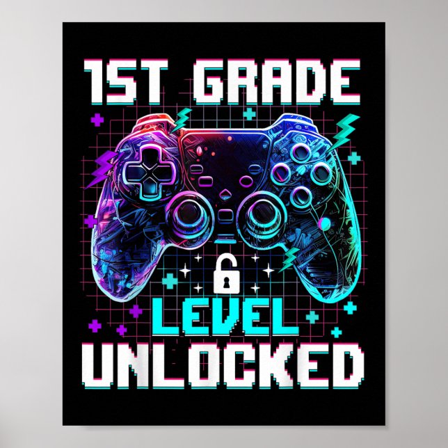 Controller 1. Klasse freigeschaltet erster Schulta Poster (Vorne)