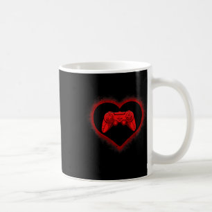 Controller Heart Valentinstag Cool Gaming Gamer Kaffeetasse