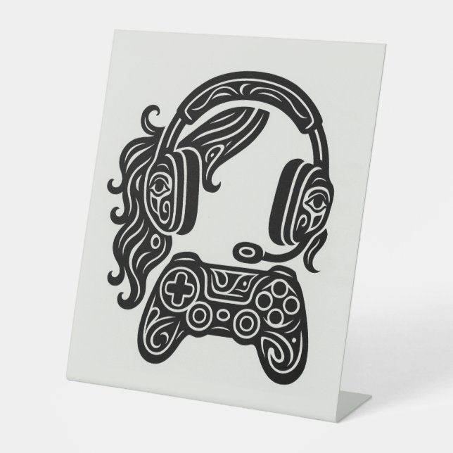 Controller-Totems Sockelschild (Vorderseite)