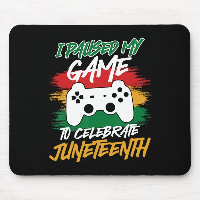 Controller Videospielkonsole pausierte mein Spiel  Mousepad (Vorne)